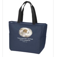 I Have Done That Said Toad And He Crossed Out Wake Up Zip Tote Bag