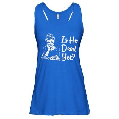 Is He Dead Yet Ladies Essential Flowy Tank