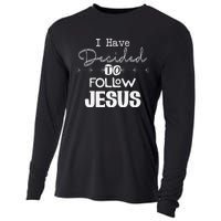 I Have Decided To Follow Jesus Christian Faith Cooling Performance Long Sleeve Crew