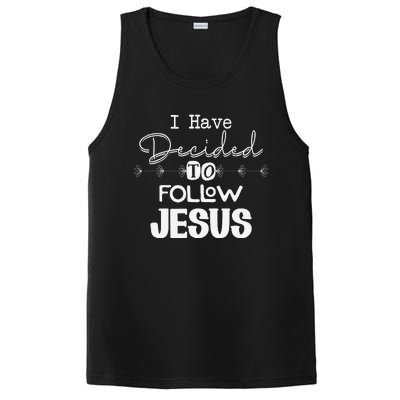 I Have Decided To Follow Jesus Christian Faith PosiCharge Competitor Tank