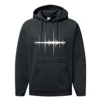 I Hear Dead People Ghost Hunter Evp Performance Fleece Hoodie