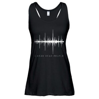 I Hear Dead People Ghost Hunter Evp Ladies Essential Flowy Tank