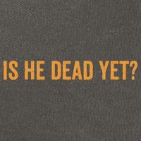 Is He Dead Yet Funny Sarcastic Humor Cotton Canvas Backpack