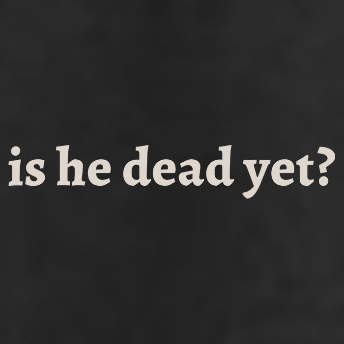 Is He Dead Yet Vintage Golf Towel