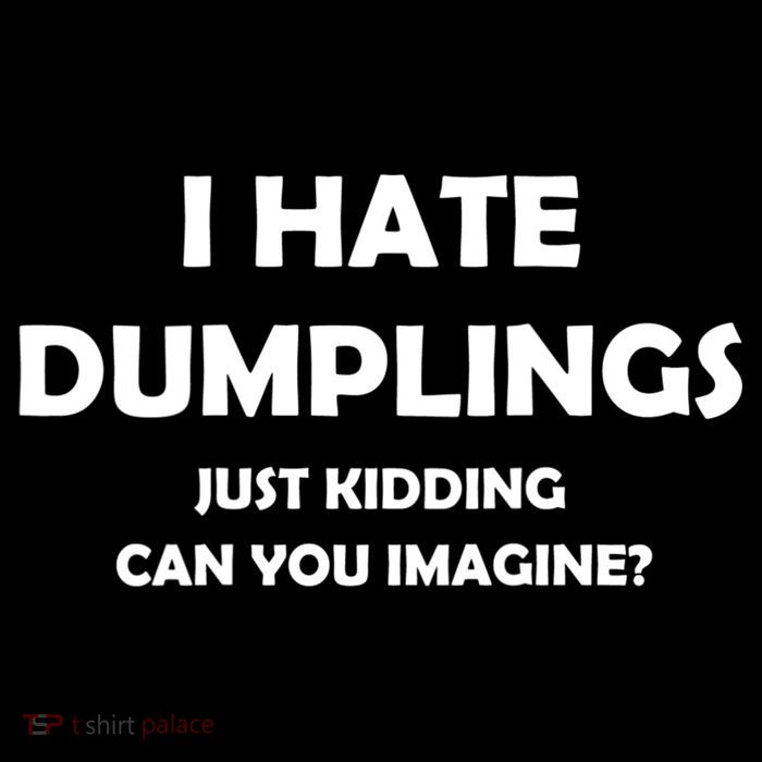 I HATE DUMPLINGS JUST KIDDING FUNNY Wool Snapback Cap
