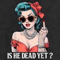 Is He Dead Yet Golf Towel