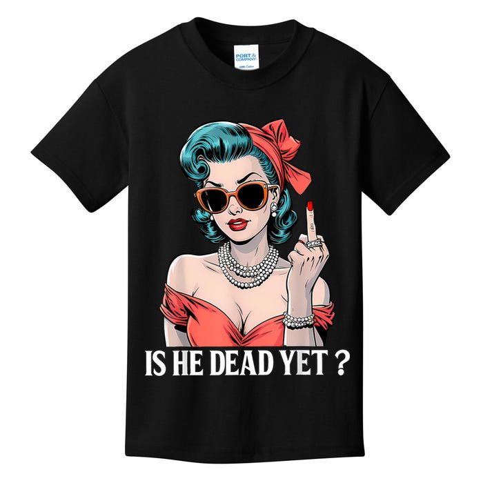 Is He Dead Yet Kids T-Shirt