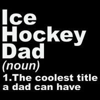 Ice Hockey Dad Definition Funny Sports Gift Fathers Day Bucket Hat