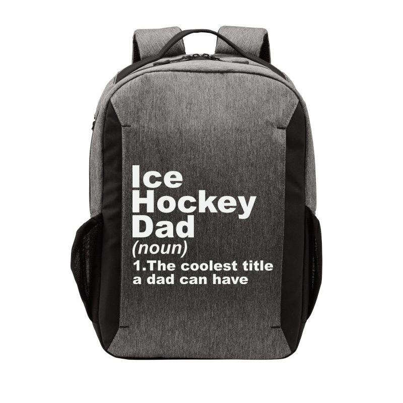 Ice Hockey Dad Definition Funny Sports Gift Fathers Day Vector Backpack