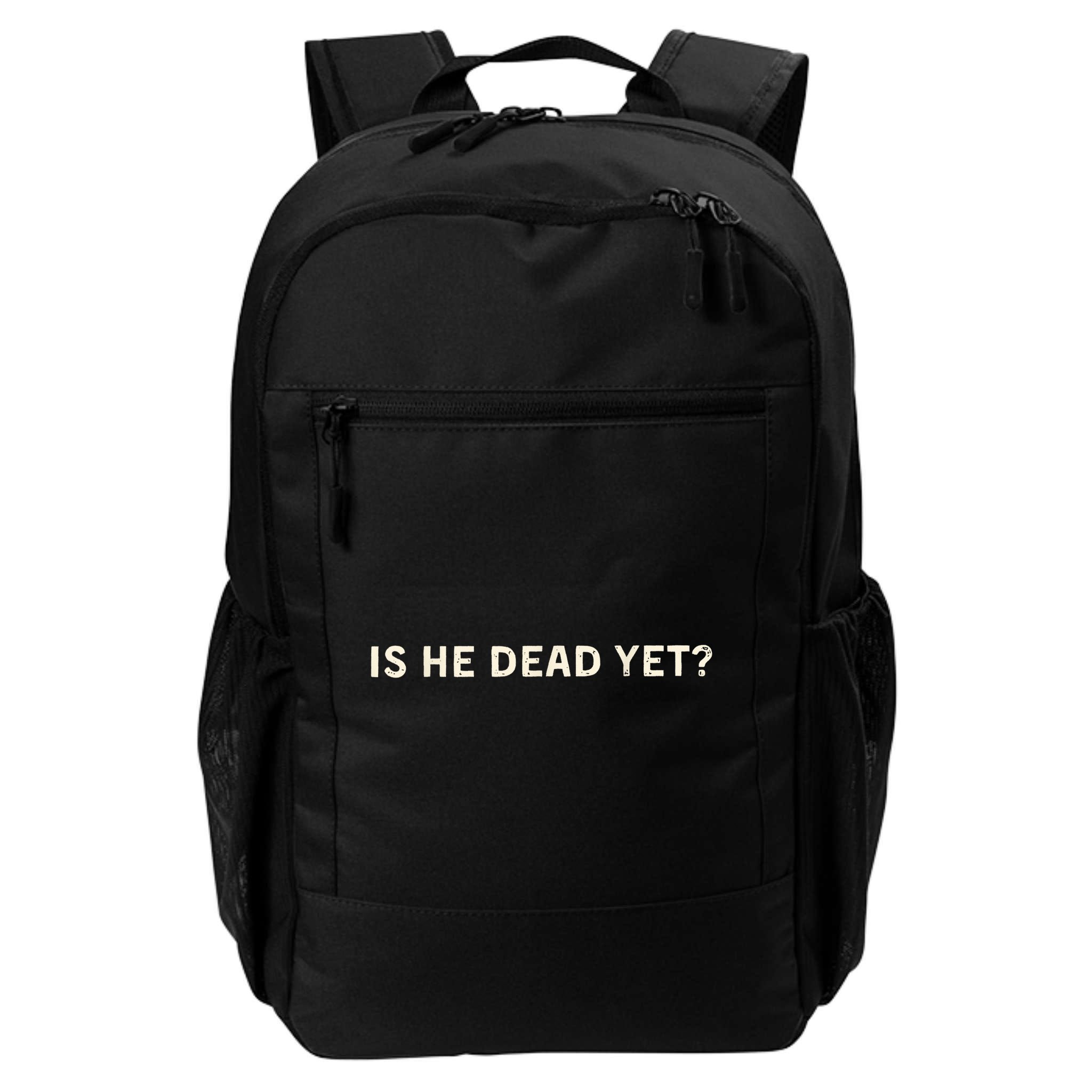 Is He Dead Yet? Backpack