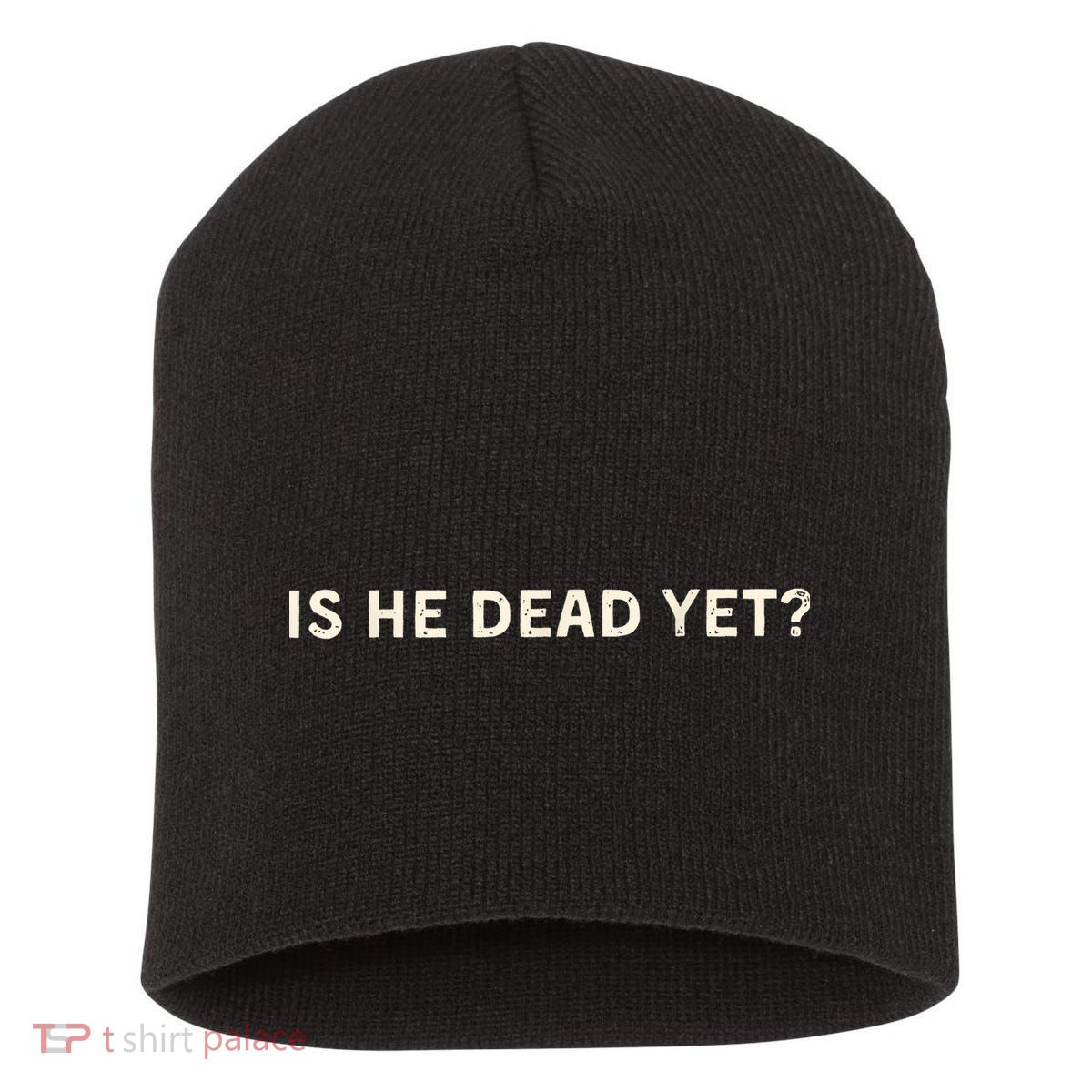 Is He Dead Yet? Short Acrylic Beanie
