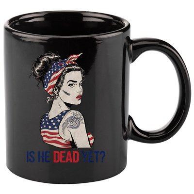 Is He Dead Yet Clothing Usa And Women 11oz C Handle Ceramic Mug