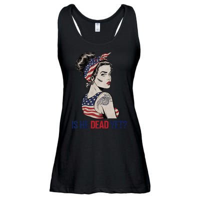 Is He Dead Yet Clothing Usa And Women Ladies Essential Flowy Tank