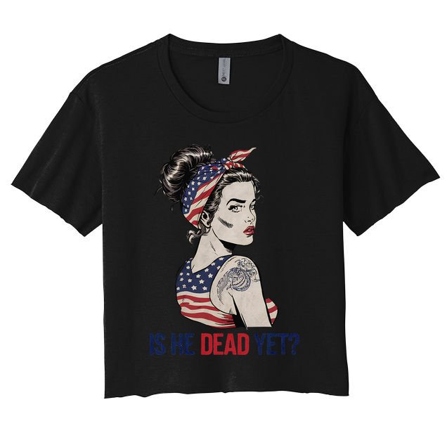 Is He Dead Yet Clothing Usa And Women Crop Top