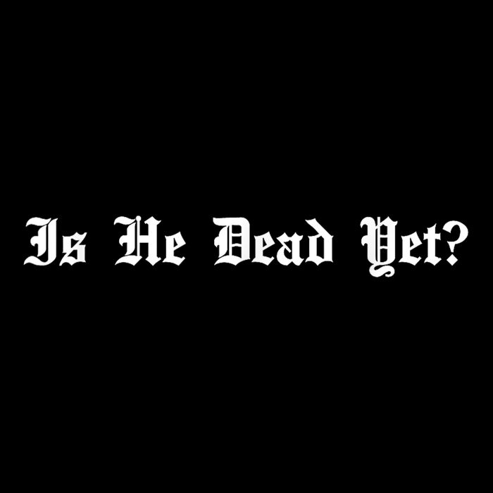 Is He Dead Yet? 7-Panel Snapback Hat