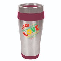 I Have Decided To Stick With Love Mlk Black History Month 16oz Travel Tumbler