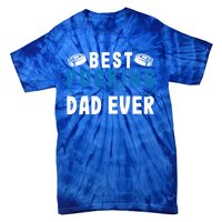 Ice Hockey Dad Best Pucking Dad Gift Tie-Dye T-Shirt