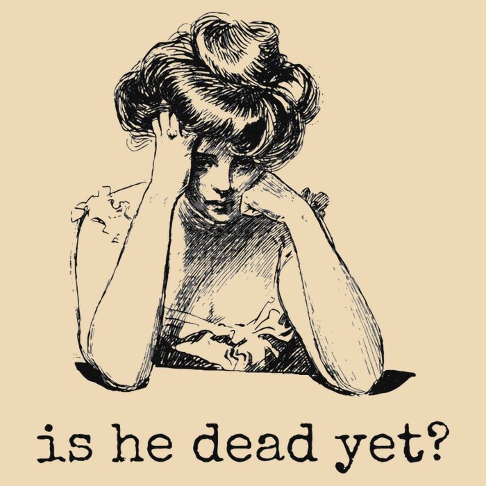 Is He Dead Yet Zip Tote Bag
