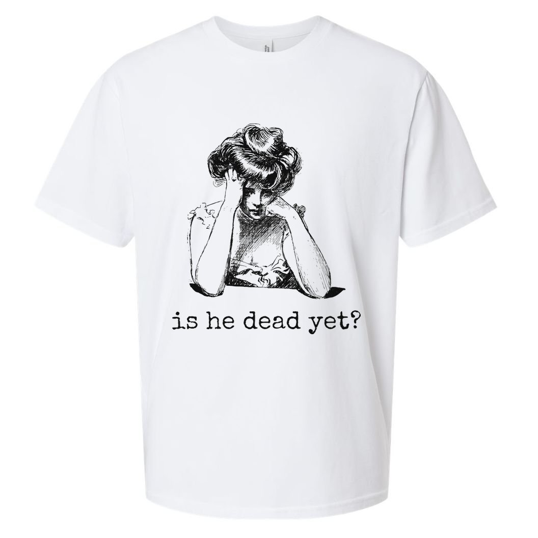 Is He Dead Yet Sueded Cloud Jersey T-Shirt