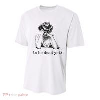 Is He Dead Yet Youth Performance Sprint T-Shirt