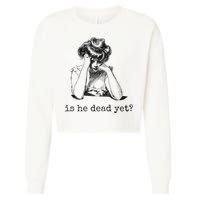 Is He Dead Yet Cropped Pullover Crew