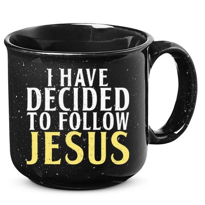 I have decided to follow Jesus God Religious 15oz Campfire Ceramic Mug