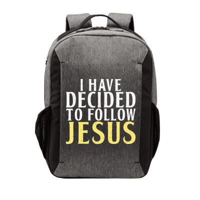 I have decided to follow Jesus God Religious Vector Backpack