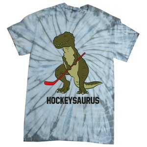 Ice Hockey Dinosaur Hockey Boy Hockey Hockeysaurus Tie-Dye T-Shirt