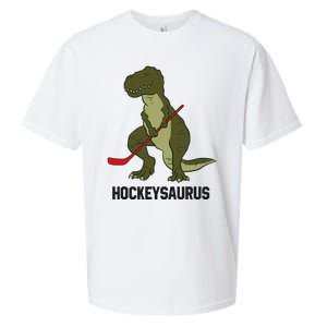 Ice Hockey Dinosaur Hockey Boy Hockey Hockeysaurus Sueded Cloud Jersey T-Shirt