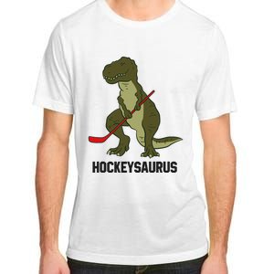 Ice Hockey Dinosaur Hockey Boy Hockey Hockeysaurus Adult ChromaSoft Performance T-Shirt