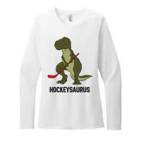 Ice Hockey Dinosaur Hockey Boy Hockey Hockeysaurus Womens CVC Long Sleeve Shirt