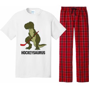 Ice Hockey Dinosaur Hockey Boy Hockey Hockeysaurus Pajama Set