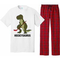 Ice Hockey Dinosaur Hockey Boy Hockey Hockeysaurus Pajama Set