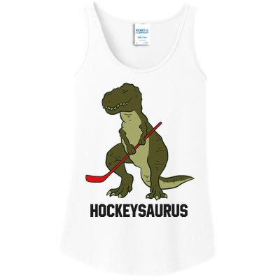 Ice Hockey Dinosaur Hockey Boy Hockey Hockeysaurus Ladies Essential Tank