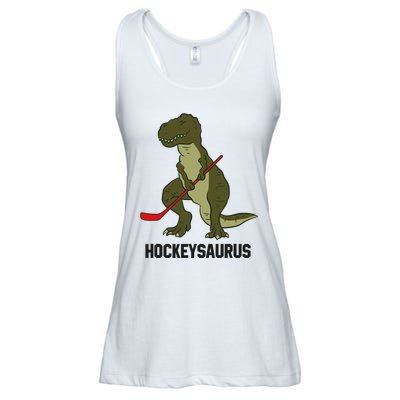 Ice Hockey Dinosaur Hockey Boy Hockey Hockeysaurus Ladies Essential Flowy Tank