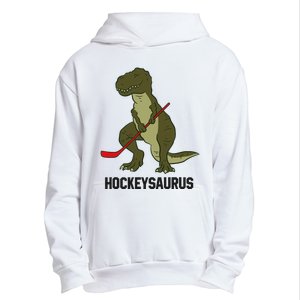 Ice Hockey Dinosaur Hockey Boy Hockey Hockeysaurus Urban Pullover Hoodie