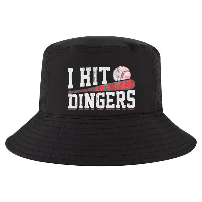 I Hit Dingers Cool Comfort Performance Bucket Hat