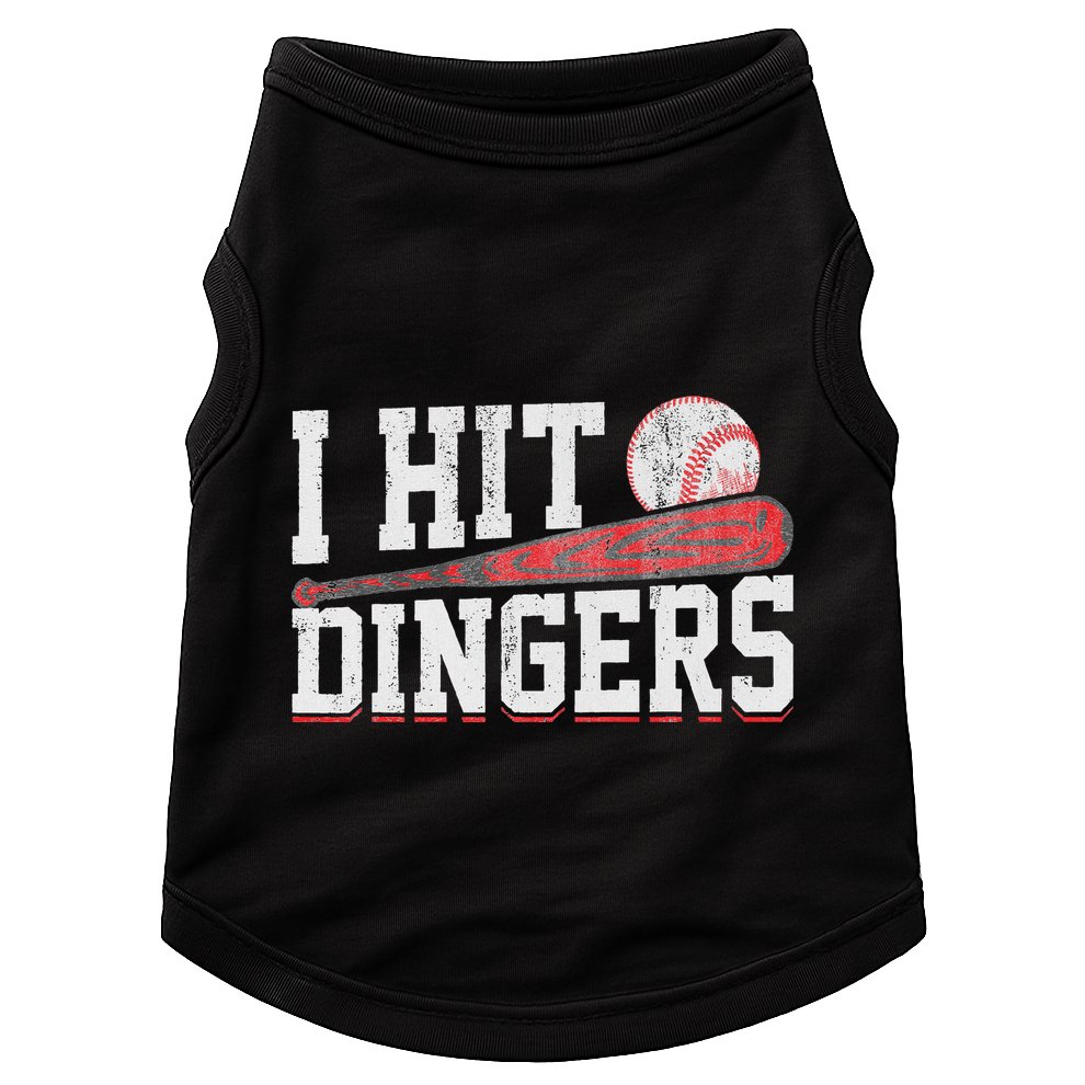 I Hit Dingers Doggie Tank