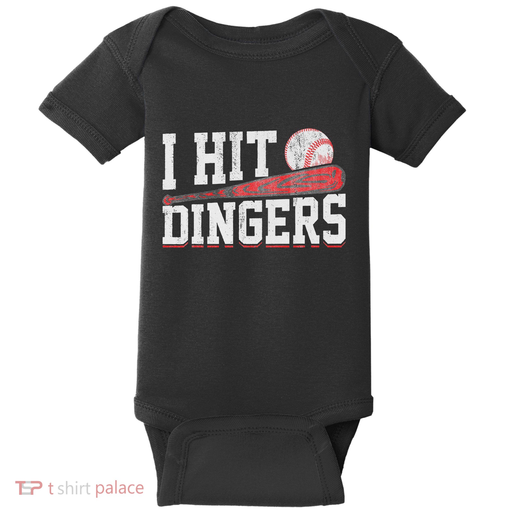 I Hit Dingers Baby Bodysuit