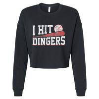 I Hit Dingers Cropped Pullover Crew