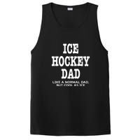 Ice Hockey Dad Definition Funny Proud Sports Father's Day Gift PosiCharge Competitor Tank