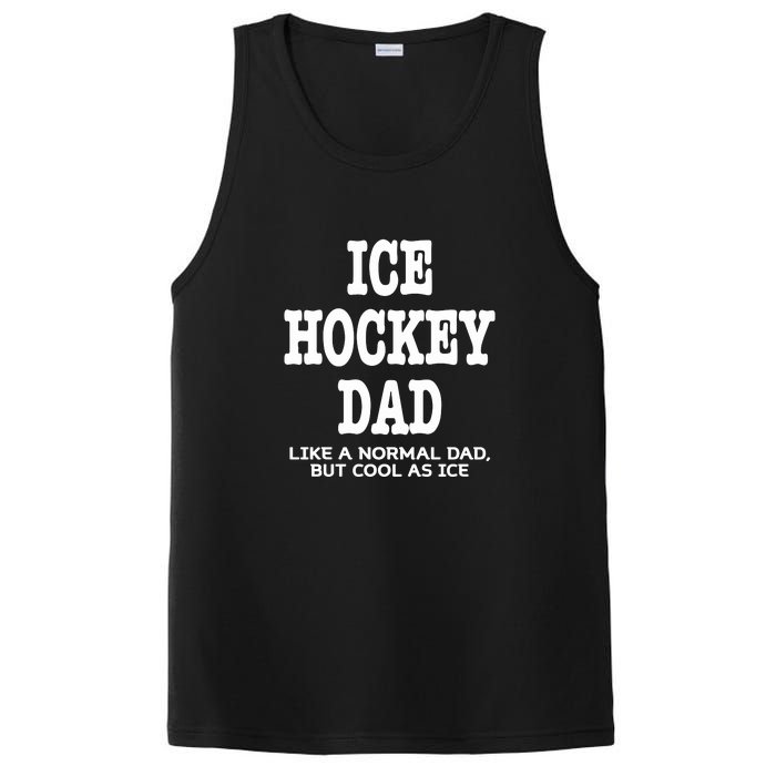 Ice Hockey Dad Definition Funny Proud Sports Father's Day Gift PosiCharge Competitor Tank