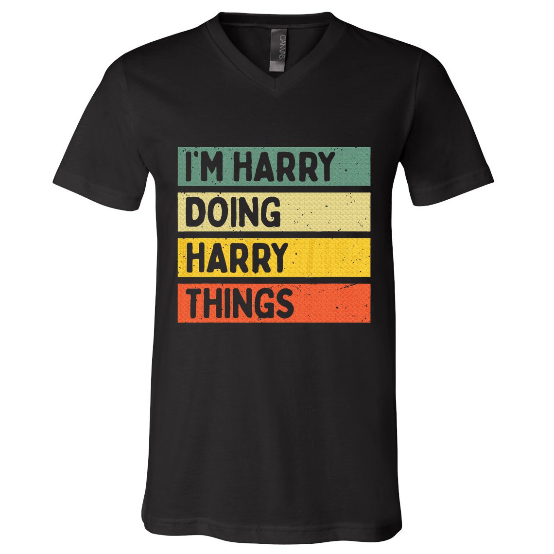 IM Harry Doing Harry Things Funny Personalized Quote V-Neck T-Shirt