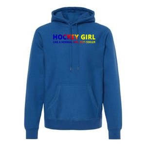 Ice Hockey Daughter Hockey Gift Premium Hoodie