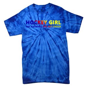 Ice Hockey Daughter Hockey Gift Tie-Dye T-Shirt