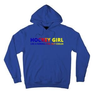 Ice Hockey Daughter Hockey Gift Tall Hoodie