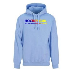 Ice Hockey Daughter Hockey Gift Unisex Surf Hoodie