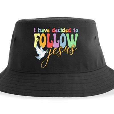 I Have Decided To Follow Jesus No Turning Back Sustainable Bucket Hat