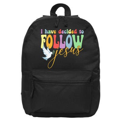 I Have Decided To Follow Jesus No Turning Back 16 in Basic Backpack