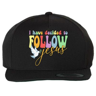 I Have Decided To Follow Jesus No Turning Back Wool Snapback Cap